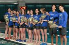 Swimming Senior Day  Wheaton College Women's Swimming & Diving seniors were honored on Senior Day prior to the team’s duel meet against Babson, January 11, 2020. - Photo By: KEITH NORDSTROM : Wheaton, Swimming, Senior Day